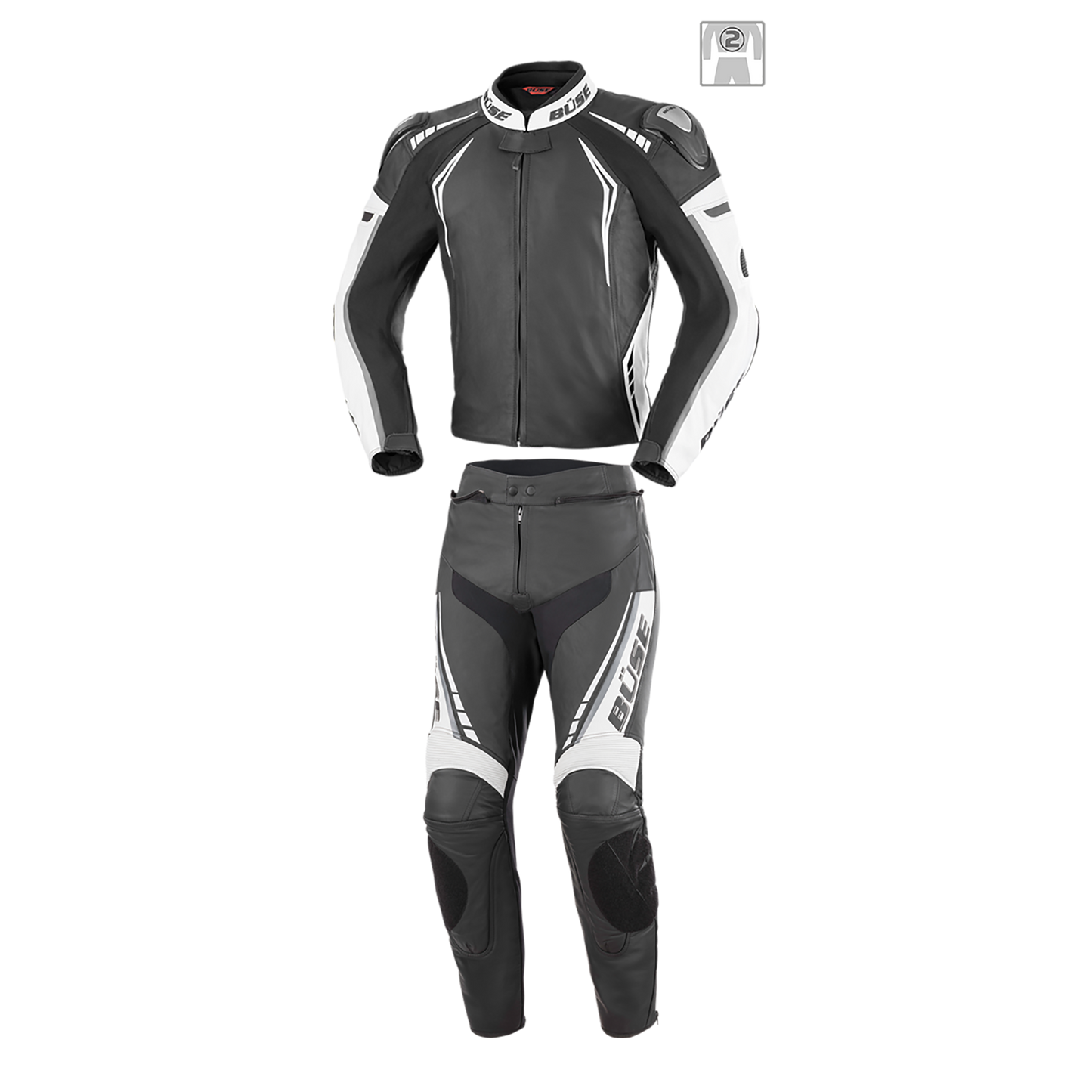 BÜSE Silverstone Pro Lederkombi 2tlg. Damen