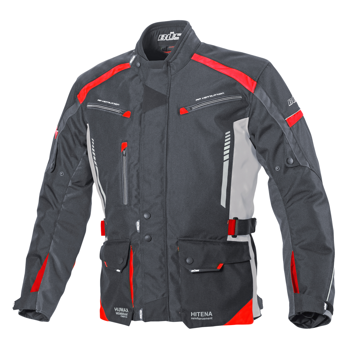 BÜSE Torino II Textiljacke schwarz/anthrazit Gr. L