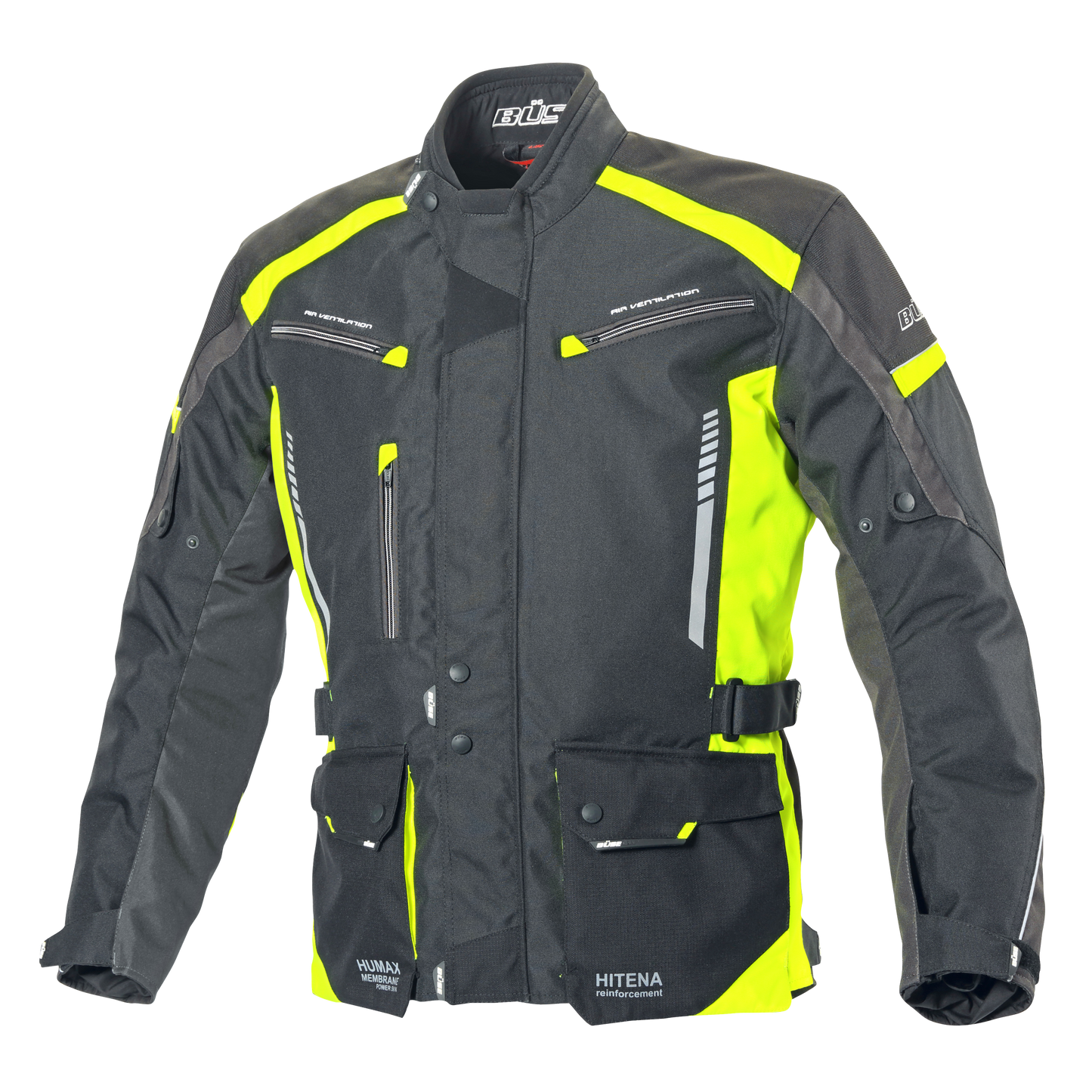 BÜSE Torino II Textiljacke schwarz/anthrazit Gr. L