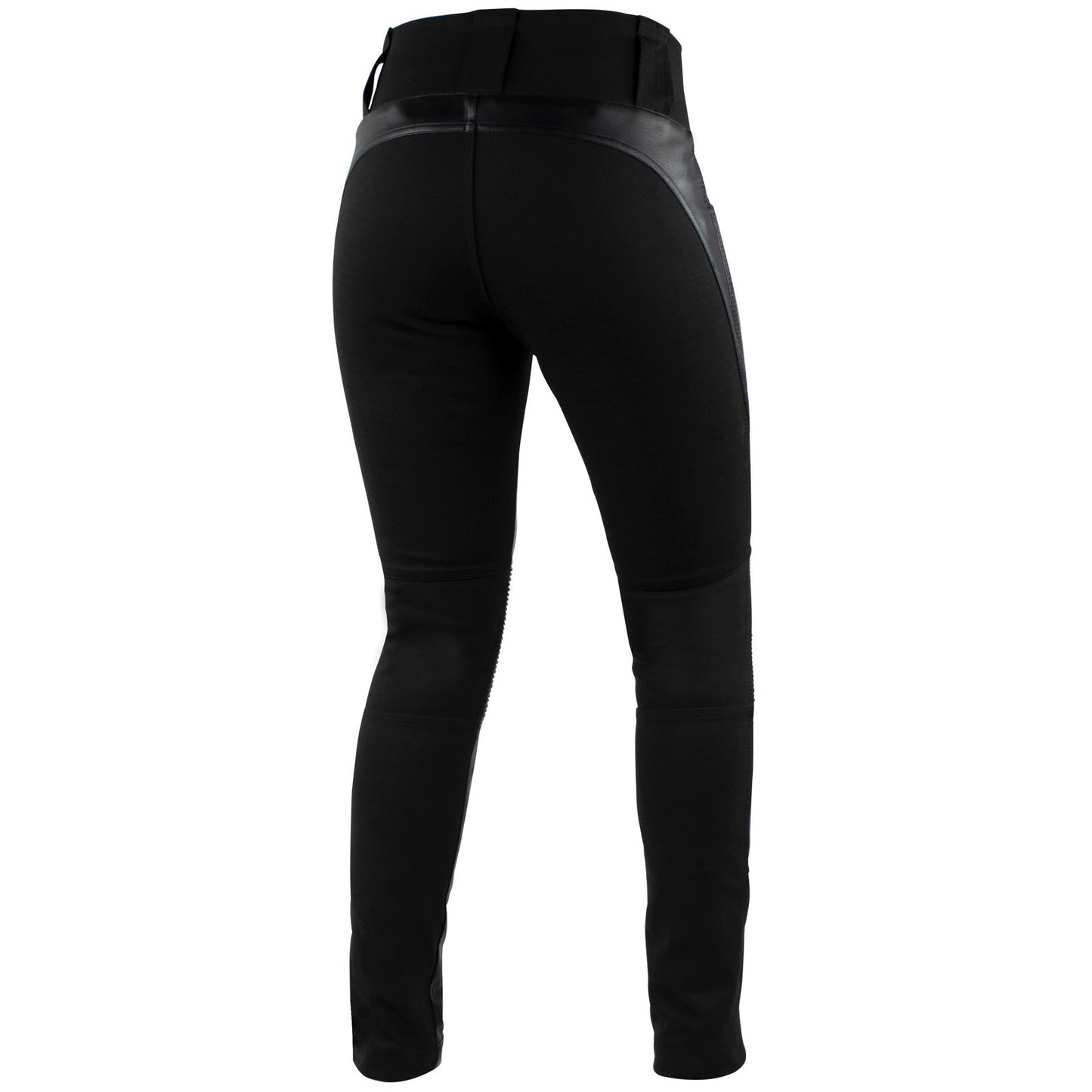 Trilobite Leder Leggings Damen schwarz, Skinny-Fit