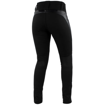 Trilobite Leder Leggings Damen schwarz, Skinny-Fit